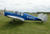 G-AKVZ @ EGBP - 1945 Miles Messenger 4B at Kemble on Great Vintage Flying Weekend - by Terry Fletcher