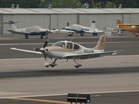 N365PM @ KSMO - N365PM arriving on RWY 21 - by Torsten Hoff
