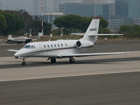 N384QS @ KSMO - N384QS departing from RWY 21 - by Torsten Hoff