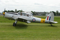 G-BBND @ EGBP - WD 286 1950 DHC-1 Chipmunk 22 at Kemble on Great Vintage Flying Weekend - by Terry Fletcher