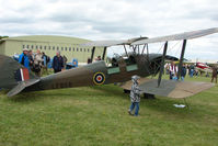 G-BLUZ @ EGBP - 1944 DH82B Queen Bee at Kemble on Great Vintage Flying Weekend - by Terry Fletcher