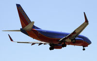 N256WN @ KLAX - Landing 24R at LAX - by Todd Royer