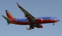 N273WN @ KLAX - Landing 24R at LAX - by Todd Royer