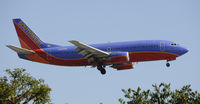 N388SW @ KLAX - Landing 24L at LAX - by Todd Royer