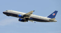 N419UA @ KLAX - Departing LAX on 25R - by Todd Royer