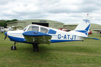 G-ATJT @ EGBP - Visiting Gardan GY80-160 at Kemble on Great Vintage Flying Weekend - by Terry Fletcher