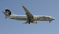 N546AS @ KLAX - Landing 24R at LAX - by Todd Royer
