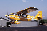 N88212 @ SZP - Landing at Santa Paula Airport, Santa Paula, California - early 1970s - by Doug Duncan
