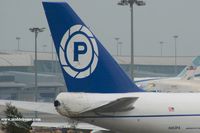 N453PA @ VHHH - Tail with Polar Air Cargo colors