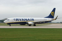EI-DCZ @ EGCC - Ryanair B737 about to depart from Manchester UK - by Terry Fletcher