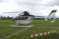 G-HOLM @ EGCB - Eurocopter EC135 T2+ at City Airport Manchester (Barton)