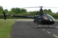 G-BLDK @ EGCB - 1981 Robinson R22 at City Airport Manchester (Barton)