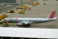 OE-IHA @ VIE - NIKI Embraer ERJ-190-100LR | This is the first photo of this airplane in Austria! Just delivered, arrived a few hours ago here in Vienna.