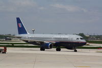 N443UA @ KORD - Airbus A320