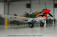 N4436J @ ESN - Combat Vet in hangar - by J.G. Handelman