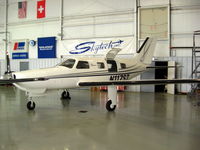 N117ST @ KUZA - Piper in hangar - by Connor Shepard