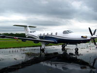 N672PP @ KUZA - PC-12 on ramp - by Connor Shepard