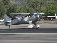 N273MD @ SZP - 2008 Dickenson Howard DGA-21 'Mr. Dickenson', P&W R-1340-57 Wasp 600 Hp, landing roll Rwy 22 - by Doug Robertson
