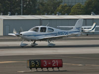 N1573C @ KSMO - N1573C departing from RWY 21 - by Torsten Hoff