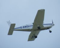 G-BWOI @ EGHH - PA-28 taking off from Hurn