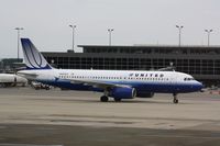 N483UA @ KIAD - Airbus A320