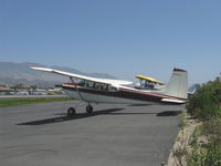 N9943V @ SZP - 1966 Cessna 180H, Continental O-470 230 Hp - by Doug Robertson