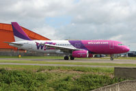 HA-LPE @ EGGW - Wizz Air A320 at Luton - by Terry Fletcher