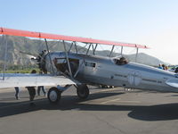 N5339 @ SZP - 1928 Boeing B 40C Airliner, original P&W 420 Hp Wasp replaced by 600 Hp Wasp derated to 525 Hp with CS prop for safe short field ops, rebuilt over eight year period, the builder called it 'eating an elephant one bite at a time.' - by Doug Robertson
