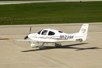 N623SR @ CID - On the Landmark ramp - by Glenn E. Chatfield
