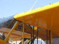 N7590K @ SZP - 1950 Piper PA-18 SUPER CUB Amphibian, Lycoming O-290, wing Micro vortex generators - by Doug Robertson