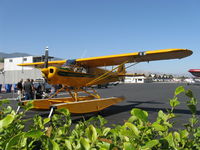 N7590K @ SZP - 1950 Piper PA-18 SUPER CUB Amphibian, Lycoming O-290 - by Doug Robertson