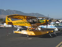 N7590K @ SZP - 1950 Piper PA-18 SUPER CUB Amphibian, Lycoming O-290, on Wipline 2100 floats - by Doug Robertson