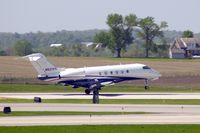 N527FX @ CID - Departing Runway 27
