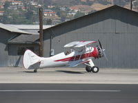 N32135 @ SZP - 1941 Waco UPF-7, Continental W670 220 Hp, taxi - by Doug Robertson