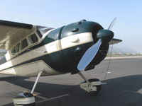 N3010B @ SZP - 1952 Cessna 195B BUSINESSLINER, Jacobs R-755-B2 275 Hp, chrome prop, beautiful bump cowl - by Doug Robertson