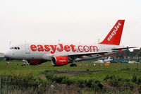 G-EZFE @ EGGP - New Airbus A-319-111 for Easyjet. delivered 10/03/09 - by Chris Hall