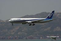JA615A @ VHHH - All Nippon Airways - by Michel Teiten ( www.mablehome.com )