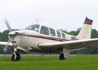 N17544 @ DTN - Taxiing to runway 14 on taxiway Foxtrot at Downtown Shreveport. - by paulp