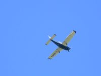 G-ENNA @ EGKB - Flying overhead at Biggin Hill, Kent, UK