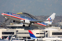 N918AN @ LAX - American Airlines N918AN (FLT AAL436) climbing out from RWY 25R enroute to Dallas/Fort Worth Int'l (KDFW). - by Dean Heald