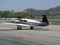 N205PP @ SZP - 1988 Mooney M20J 201, Lycoming IO-380-A1B6D 200 Hp, taxi - by Doug Robertson