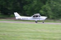 N391ES @ OH36 - Departing Riverside breakfast fly-in at Zanesville, Ohio - by Bob Simmermon