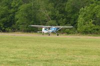 N2805C @ OH36 - Arriving at the Riverside breakfast fly-in at Zanesville, Ohio.