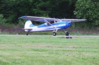 N2805C @ OH36 - Arriving at the Riverside breakfast fly-in at Zanesville, Ohio.