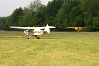 N5946Z @ OH36 - Arriving at the Riverside breakfast fly-in at Zanesville, Ohio. - by Bob Simmermon