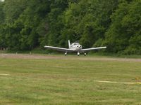 N9450W @ OH36 - Arriving at the Riverside breakfast fly-in at Zanesville, Ohio. - by Bob Simmermon