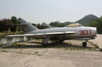 3637 - Shenyang J-5   Located at Datangshan, China - by Mark Pasqualino
