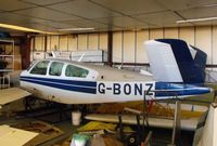 G-BONZ @ EGSA - Dismantled in the Hangar at Shipdham