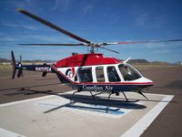 N407GA @ KDVT - landing - by LOS