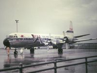 VH-TLC @ YMEN - Lockheed L188 Electra VH-TLC. From a transparency taken in 1963. This shot is taken at the same location as AP12075 in 2009. - by red750